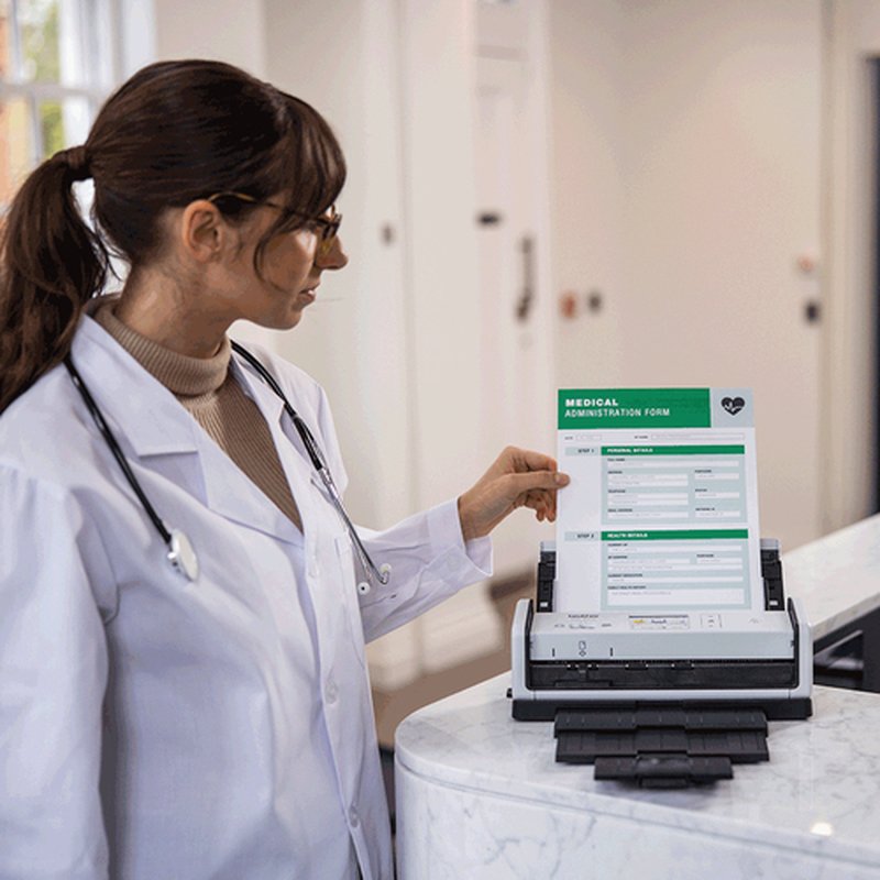 Brother ADS-1800W Escáner con alimentador automático de documentos (ADF) 1200 x 1200 DPI A4 Blanco Brother ADS-1800W Escáner con alimentador automático de documentos (ADF) 1200 x 1200 DPI A4 Blanco - Imagen 6