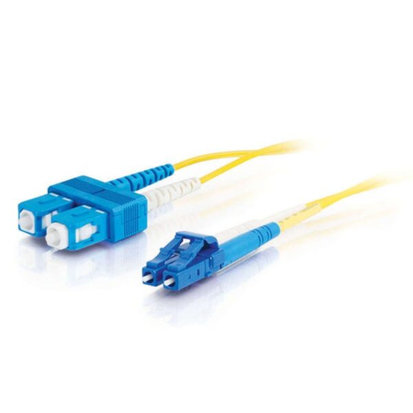 C2G 85586 cable de fibra optica 1 m LC SC OFNR Amarillo