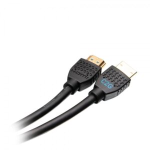 C2G Cable HDMI ultra flexible de alta velocidad con serie de rendimiento de 1,8 m - 4K 60 Hz para instalación en pared y con clasificación CMG (FT4)