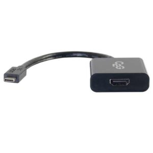 C2G USB3.1-C/HDMI Adaptador gráfico USB 3840 x 2160 Pixeles Negro