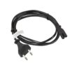 CABLE LANBERG DE ALIMENTACION OCHO CEE 7/16 A IEC320 C7 EURO (RADIO) NEGRO 1.8 M