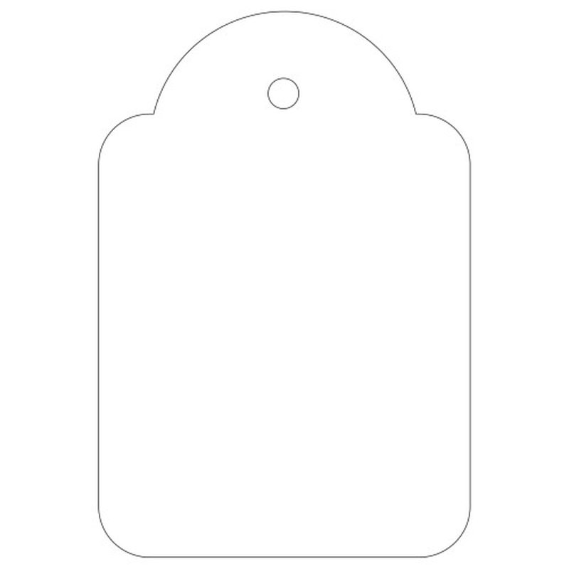 CAJA 500 ETIQUETAS COLGANTES BLANCAS 36 X 53 MM APLI 392 CAJA 500 ETIQUETAS COLGANTES BLANCAS 36 X 53 MM APLI 392 - Imagen 2