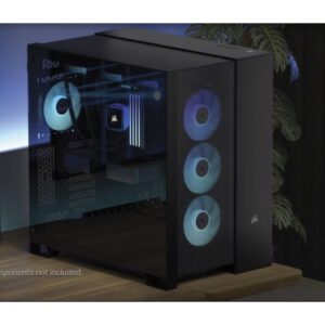 Alternative view of CAJA CORSAIR 6500D AIRFLOW MID-TOWER NEGRA CC-9011259-WW