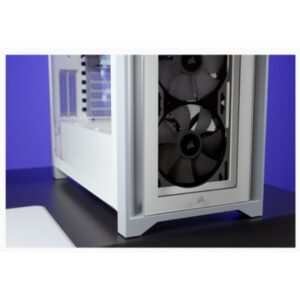 CAJA CORSAIR ICUE 4000X RGB TEMPERED GLASS BLANCA CC-9011205-WW