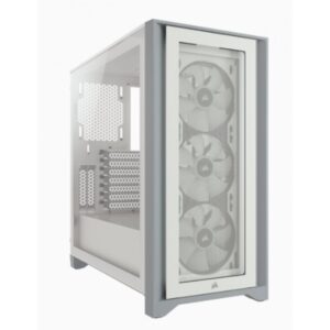 CAJA CORSAIR ICUE 4000X RGB TEMPERED GLASS BLANCA CC-9011205-WW