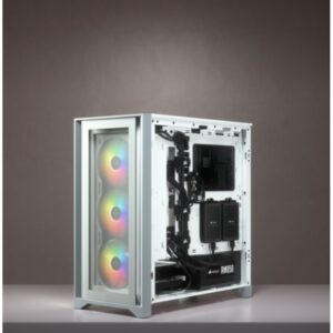CAJA CORSAIR ICUE 4000X RGB TEMPERED GLASS BLANCA CC-9011205-WW