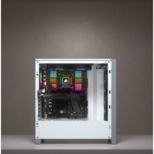 CAJA CORSAIR ICUE 4000X RGB TEMPERED GLASS BLANCA CC-9011205-WW