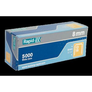 CAJA DE 5000 GRAPAS TIPO 13/8 GALVANIZADAS PARA CLAVADORAS RAPID 1183