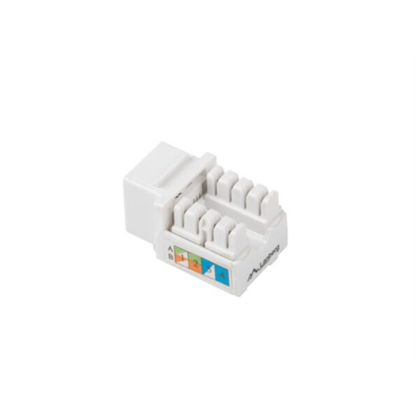 CONECTOR KEYSTONE LANBERG CAT.6 UTP RJ45 90 GRADOS