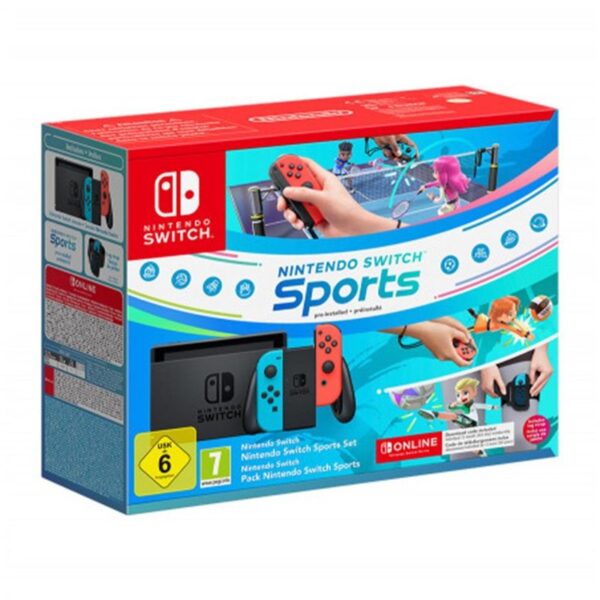 Nintendo Switch Sports Set videoconsola portátil 15,8 cm (6.2") 32 GB Pantalla táctil Wifi Azul, Gris, Rojo