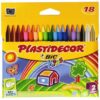 LAPICES CERA PLASTIDECOR CAJA 18
