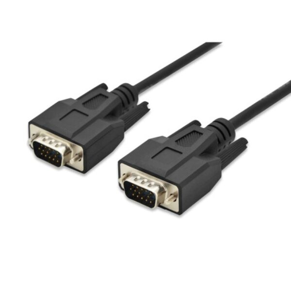 EWENT VGA Cable 15pin HD plug M/M, CU,AWG28, 1,8m