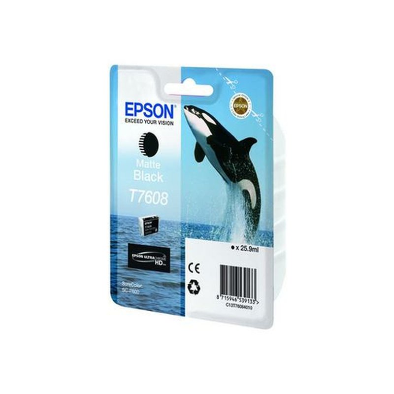Epson C13T76084N10 cartucho de tinta 1 pieza(s) Original Negro mate Epson C13T76084N10 cartucho de tinta 1 pieza(s) Original Negro mate - Imagen 2