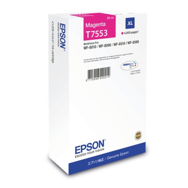 Epson Cartucho T7553 magenta XL