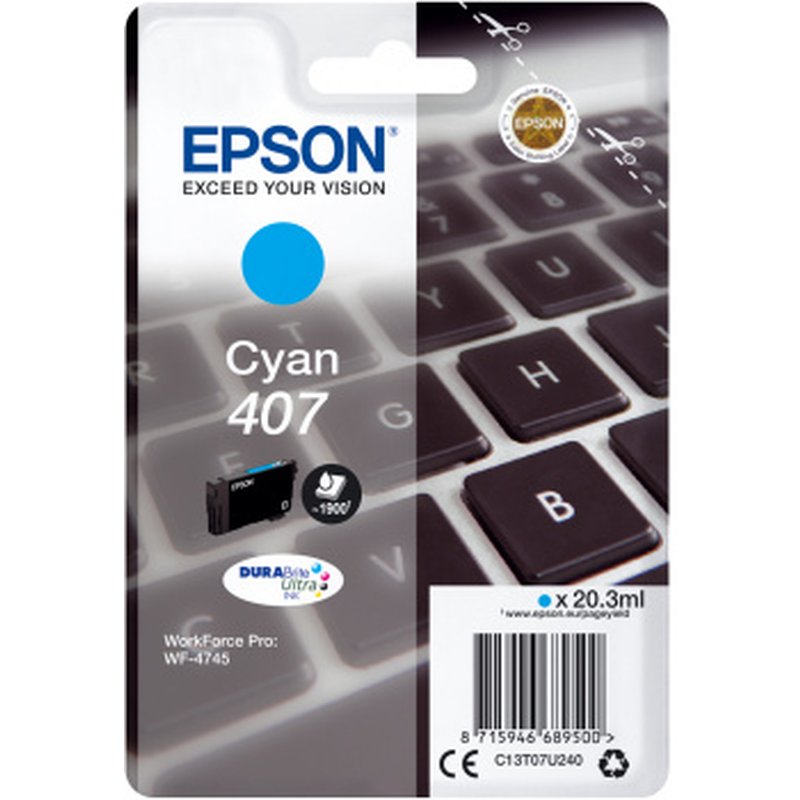 Epson WF-4745 Series Ink Cartridge L Cyan Epson WF-4745 Series Ink Cartridge L Cyan