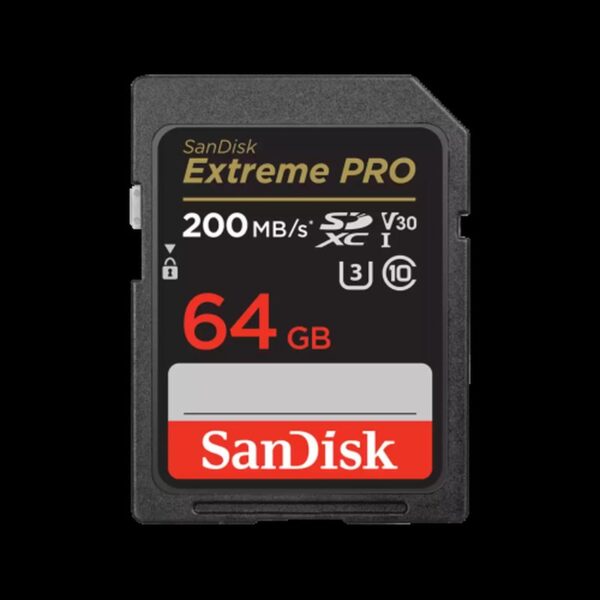 Extreme PRO 64GB SDXC 200MB/s UHS-I C10