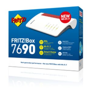 FRITZ!Box 7690 router inalámbrico 2.5 Gigabit Ethernet Doble banda (2,4 GHz / 5 GHz) Blanco