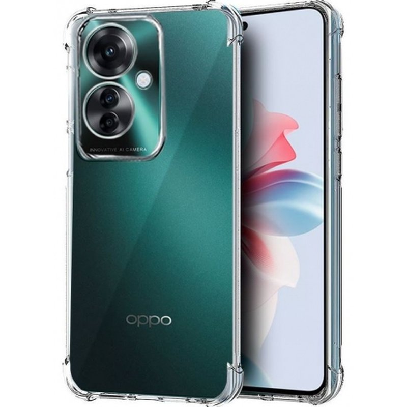 FUNDA MOVIL BACK COVER COOL ANTISHOCK TRANSPARENTE OPPO RENO 11F 5G
