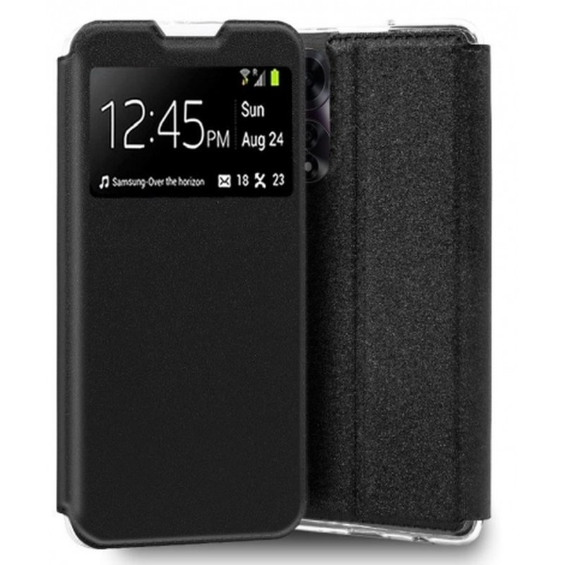 FUNDA MOVIL COOL FLIP COVER WINDOW BLACK OPPO A60