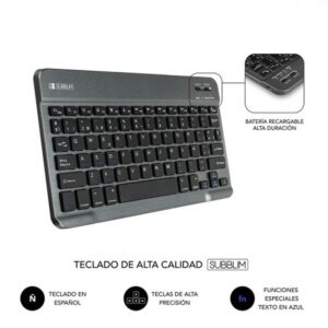 FUNDA TABLET SUBBLIM KEYTAB PRO BLUETOOTH 10,1" BLACK FUNDA TABLET SUBBLIM KEYTAB PRO BLUETOOTH 10,1" BLACK