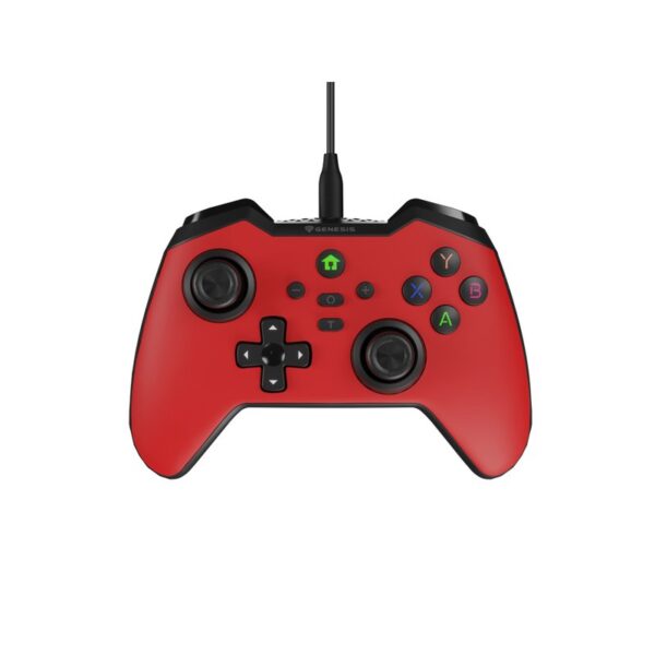 GENESIS Mangan 300 Rojo USB Gamepad Analógico/Digital Android, Nintendo Switch, PC