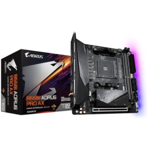 Gigabyte B550I AORUS PRO AX AMD B550 Zócalo AM4 mini ITX