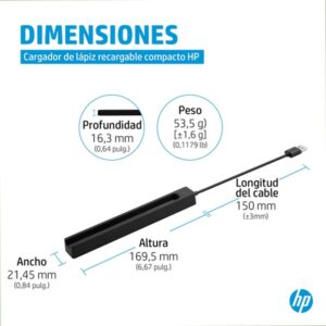 HP Cargador de lápiz recargable Slim