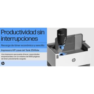 HP Impresora LaserJet Tank 2504dw, Blanco y negro, Impresora para Empresas, Estampado, Impresión a dos caras