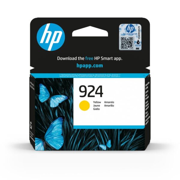 HP Cartucho de Tinta Original 924 amarillo