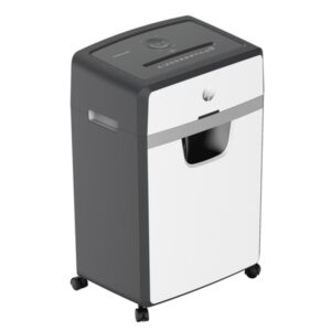 HP OneShred 24CC triturador de papel Corte en partículas 65 dB 22 cm Blanco, Negro HP OneShred 24CC triturador de papel Corte en partículas 65 dB 22 cm Blanco, Negro