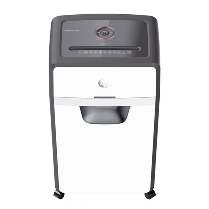 HP OneShred 24CC triturador de papel Corte en partículas 65 dB 22 cm Blanco, Negro HP OneShred 24CC triturador de papel Corte en partículas 65 dB 22 cm Blanco, Negro - Imagen 3