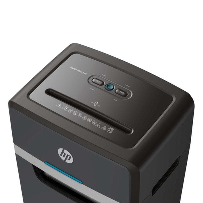 HP Pro Shredder 24CC triturador de papel Corte en partículas 55 dB 22 cm Negro HP Pro Shredder 24CC triturador de papel Corte en partículas 55 dB 22 cm Negro - Imagen 4