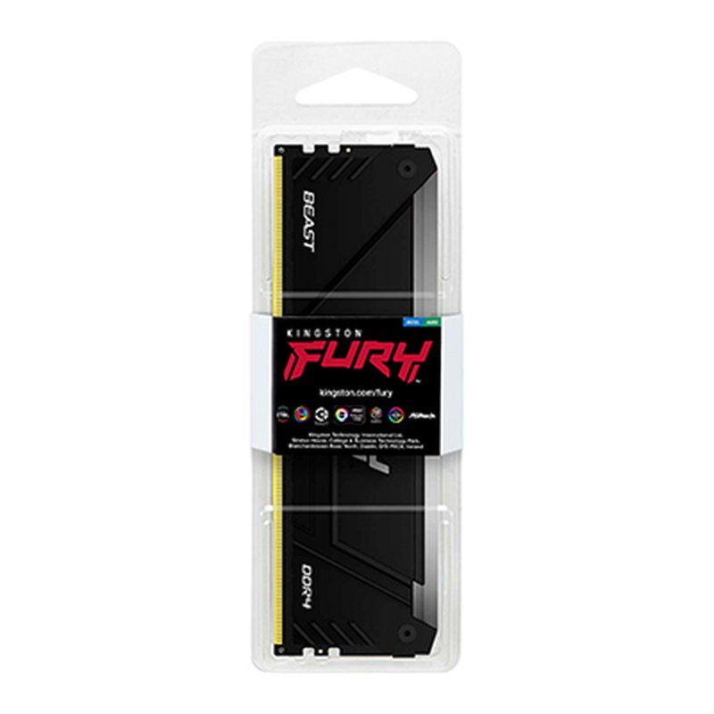Kingston Technology FURY Beast RGB módulo de memoria 32 GB 1 x 32 GB DDR4 Kingston Technology FURY Beast RGB módulo de memoria 32 GB 1 x 32 GB DDR4 - Imagen 3