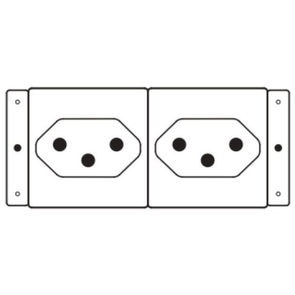 Kramer Electronics TS-2CH toma de corriente