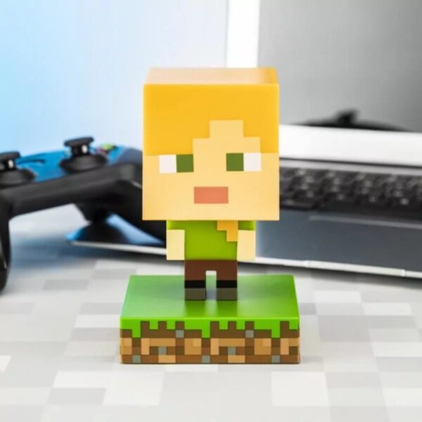 Lampara Paladone Icon Minecraft Alex