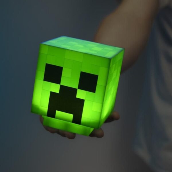 Lampara Paladone Minecraft Creeper Verde