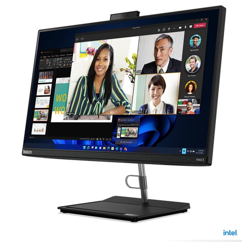 Lenovo ThinkCentre neo 30a 22 Intel® Core™ i5 54,6 cm (21.5") 1920 x 1080 Pixeles 8 GB DDR4-SDRAM 256 GB SSD PC todo en uno Windows 11 Pro Wi-Fi 6 (802.11ax) Negro - Imagen 2