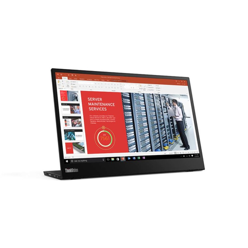 Lenovo ThinkVision M14 35,6 cm (14") 1920 x 1080 Pixeles Full HD LED Negro - Imagen 4