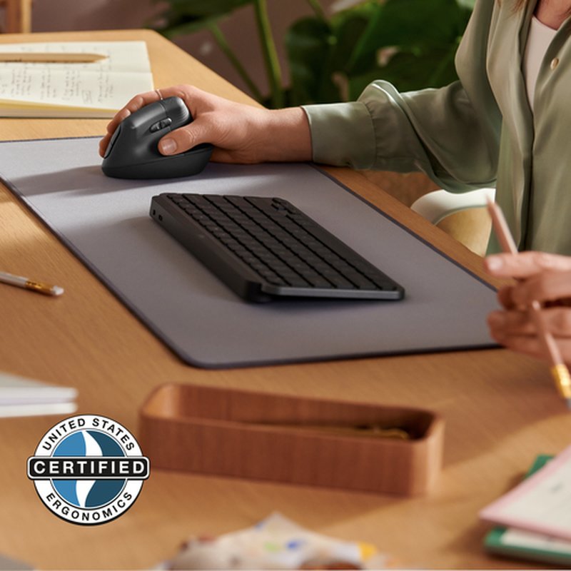 Logitech Lift for Business ratón mano derecha RF Wireless + Bluetooth Óptico 4000 DPI Logitech Lift for Business ratón mano derecha RF Wireless + Bluetooth Óptico 4000 DPI - Imagen 5