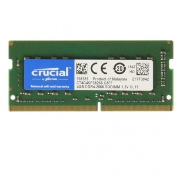 MODULO DDR4 4GB BUS 2666 CRUCIAL SODIMM CL19