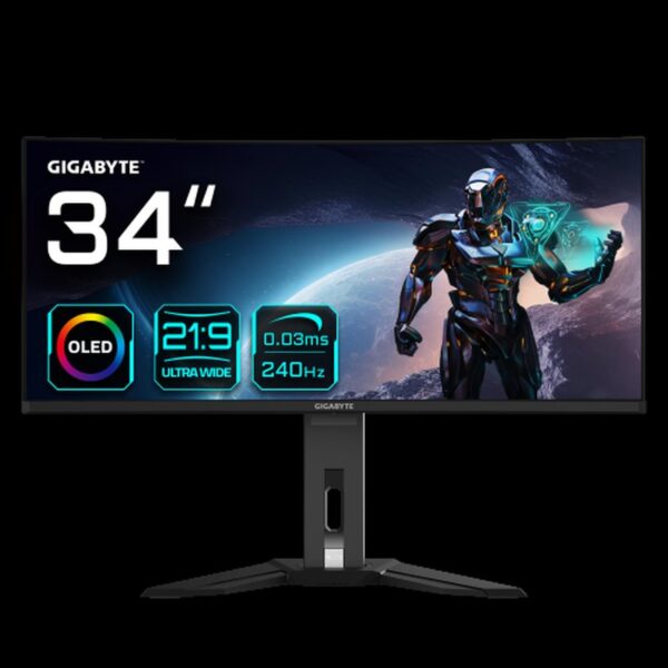 MONITOR GAMING GIGABYTE MO34WQC2 34" 3440X1440 VA 2K