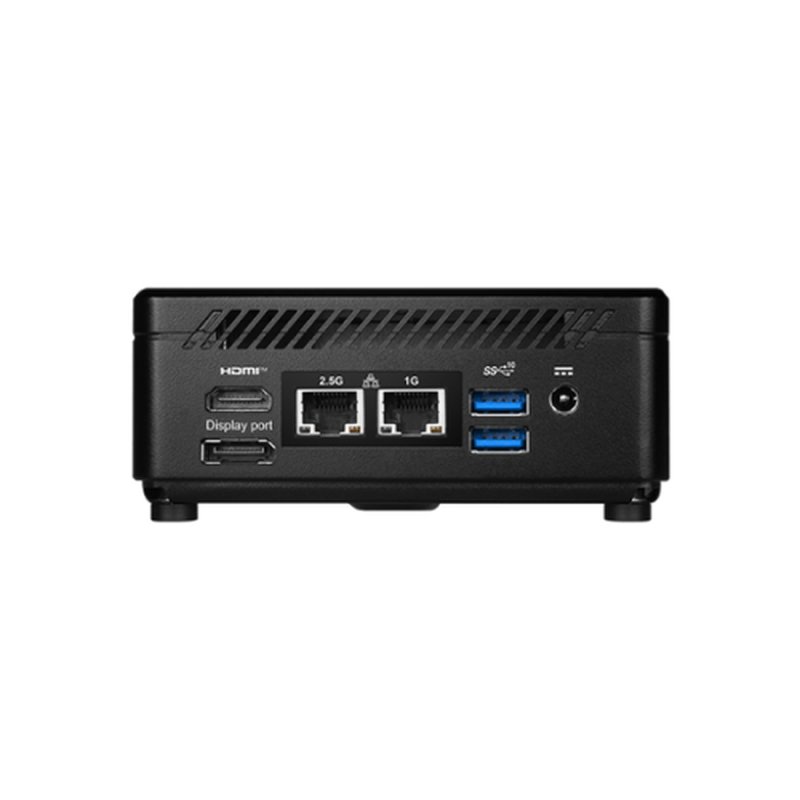 MSI Cubi 5 12M 0.66L sized PC Negro i7-1255U Intel® SoC 1,7 GHz