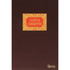 Miquelrius 4022 registro comercial (libro) Bronce, Marrón 100 hojas