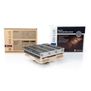 NOCTUA COOLER CPU NH-L12S BAJO PERFIL MULTISOCKET, 4 HEATPIPESR, 1X NF-A12X15 120MM FAN PWM