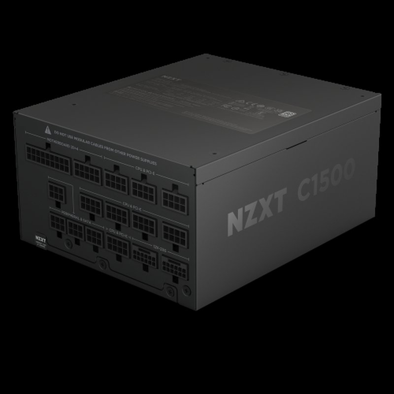 NZXT C1500 unidad de fuente de alimentación 1500 W 24-pin ATX ATX Negro - Imagen 2