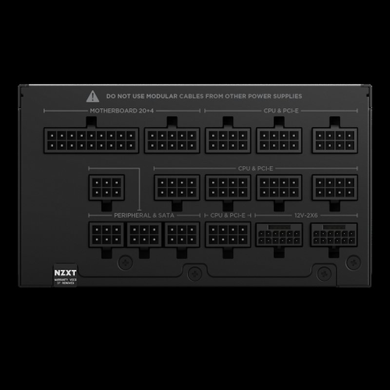 NZXT C1500 unidad de fuente de alimentación 1500 W 24-pin ATX ATX Negro - Imagen 4