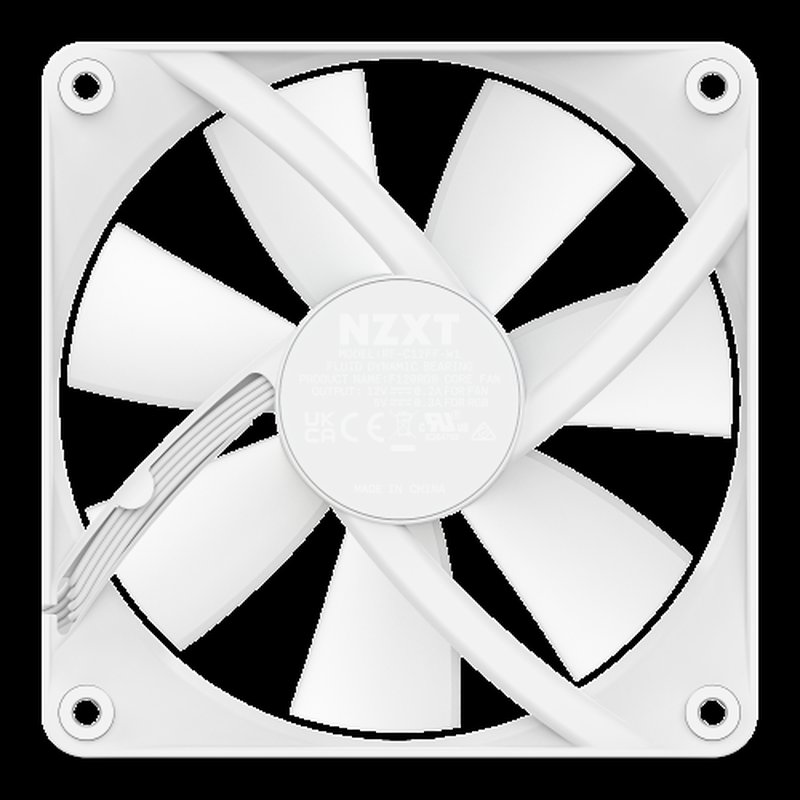 NZXT F120 RGB Core Carcasa del ordenador Ventilador 12 cm Blanco 1 pieza(s) - Imagen 6