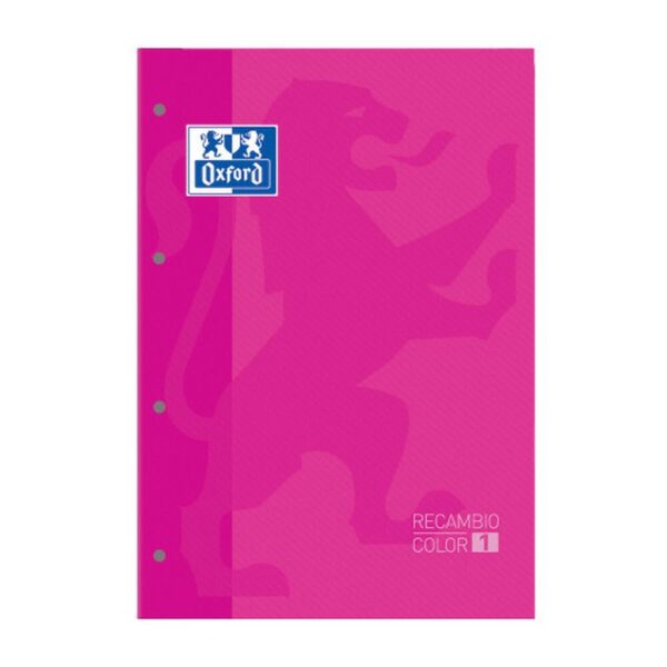 Oxford 400123677 cuaderno y block A4 80 hojas Rosa | PACK 5 UNIDADES