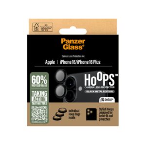PanzerGlass PG Hoops Black iPhone 16 6.1/6.7Inch PanzerGlass PG Hoops Black iPhone 16 6.1/6.7Inch