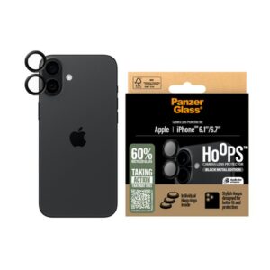 PanzerGlass PG Hoops Black iPhone 16 6.1/6.7Inch PanzerGlass PG Hoops Black iPhone 16 6.1/6.7Inch